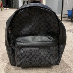 Men’s COACH backpack. Signature canvas